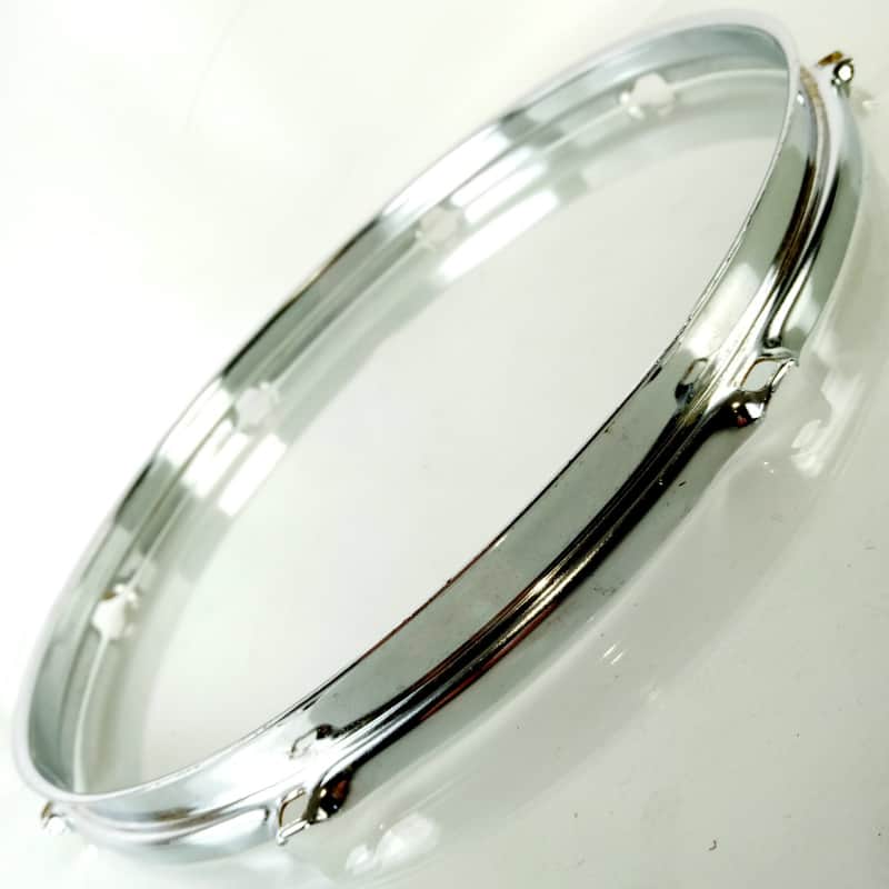 Rogers 14"Powertone Snare Drum/Floor Tom Batter Rim/Hoop 8-Lug Triple-Flange 60s image 1