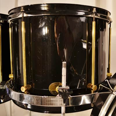Noble & Cooley, THE FIRST SET.  22/8/10/12/13/14" Single Ply Drum Set - Black Lacquer image 5