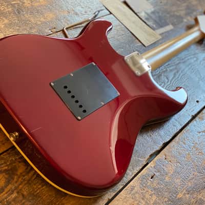 Fender Japanese Aerodyne Stratocaster 2006 Old Candy Apple Red CIJ w/ Docs image 5