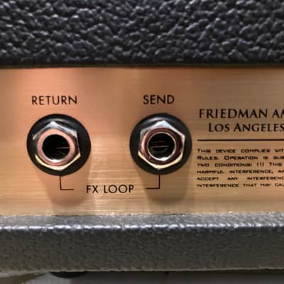 Friedman BE-mini 30 watt solid state amp image 5