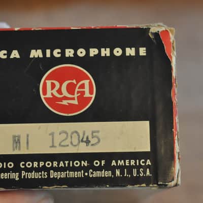 RCA MI 12045 microphone empty box only. Vintage 1950's/1960's image 7