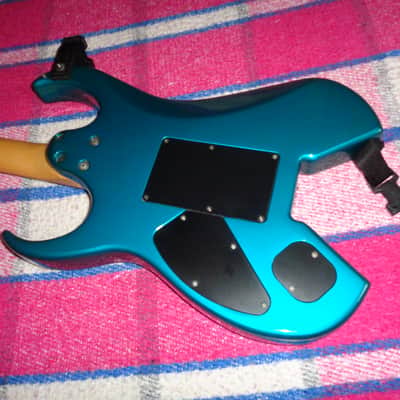Ibanez Reb Beach Voyager Model RBM-1  Metallic Teal w/Gold  1991 image 6
