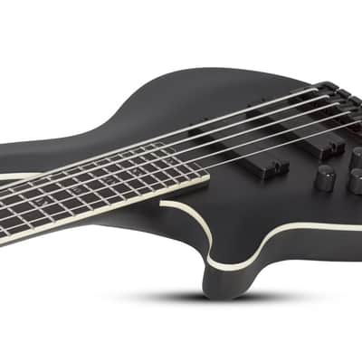 Schecter SLS Evil Twin-5 LH - Satin Black (1397) image 8