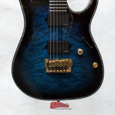 Ibanez RGIX20FEQM-SBS Iron Label Electric Guitar 2014 Sapphire