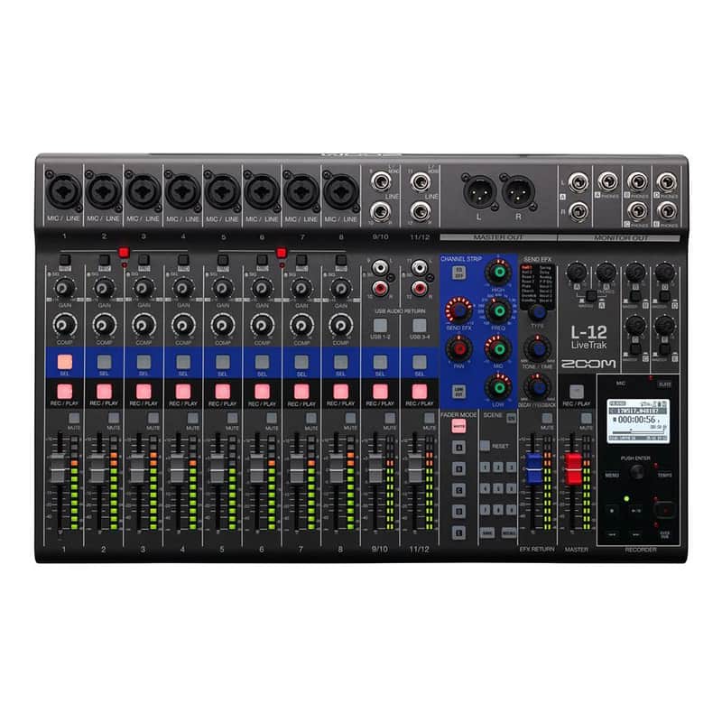 Zoom LiveTrak L-12 Mixer & Digital Audio Recorder image 1