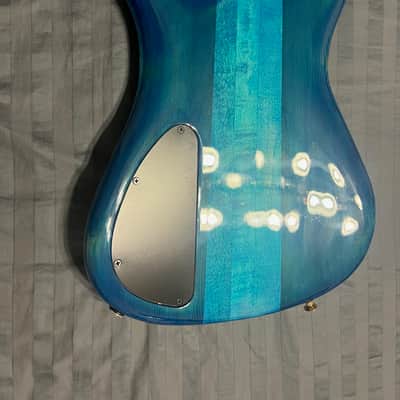 Spector Custom USA NS 2021 - Bahama Blue High Gloss image 2