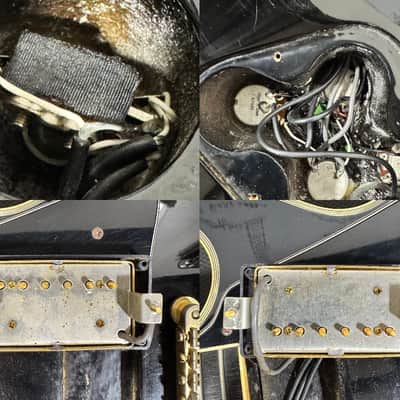 Burny RLC-60 Custom MIJ 1989 Black 1960 Reissue VH-3 PAF Pickups Vintage Made in Japan MIJ w/ Bag image 25