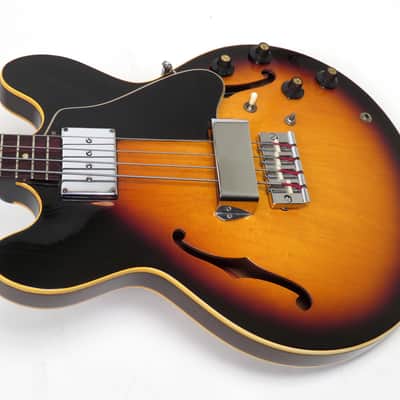 1967 Gibson EB-2D - Sunburst Finish - Double Pickup EB-2 - Semi Hollow Bass image 16