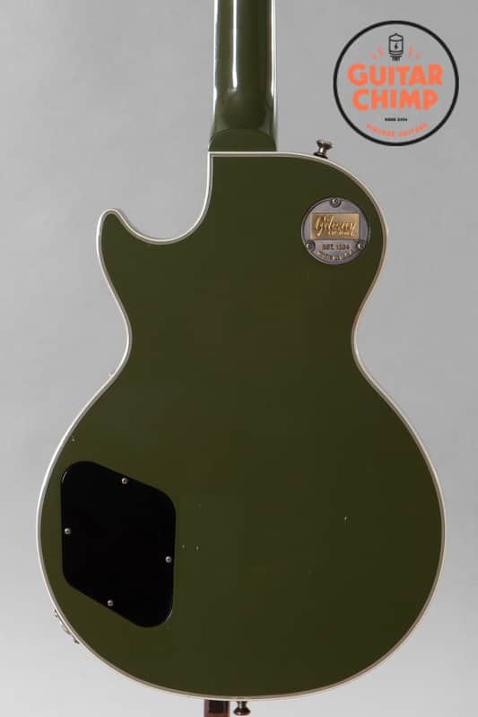 2016 Gibson Custom Shop Les Paul Custom VOS Olive Drab Green | Reverb