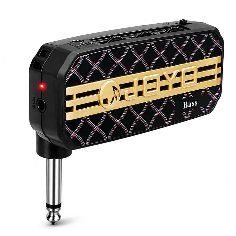 Bass Headphone Amp Mini Guitar Bassist Practice Amplifier with Aux in Portable (JA-03) image 1