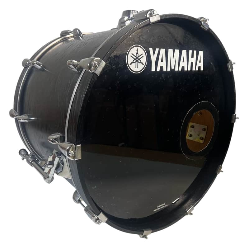 2002 Yamaha Oak Custom 22" x 18" Kick Drum NBD8220 - Black image 1