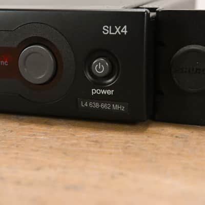 Shure SLX4 Wireless Receiver - L4 Band: 638-662 MHz (NO POWER SUPPLY) CG013ED image 4
