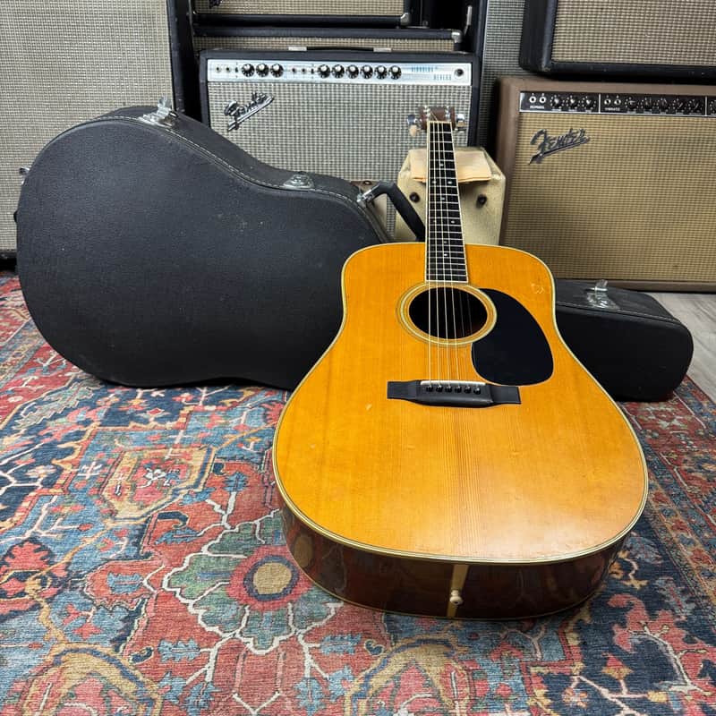 1985 Martin D35 Dreadnought Acoustic X-Braced - Natural image 1