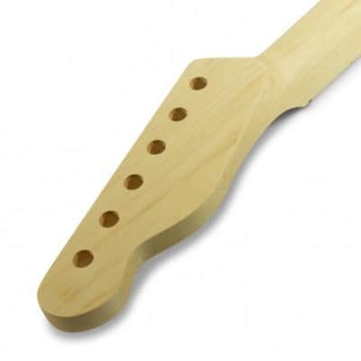 WD Licensed By Fender Replacement 22 Fret Neck For Telecaster Modern C, Maple image 4