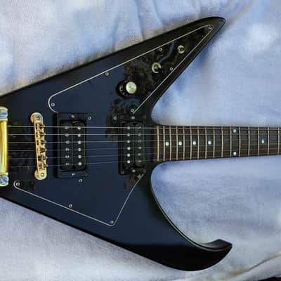 Black Rock Reverse Flying V 80's Black image 2