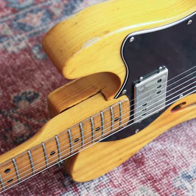 1973 Fender Telecaster Thinline Natural image 10
