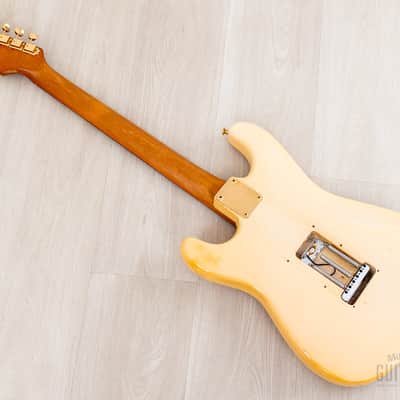 1987 Fender Custom Shop American Vintage '62 Stratocaster Blonde Mary Kaye w/ Gold Hardware, Case image 13