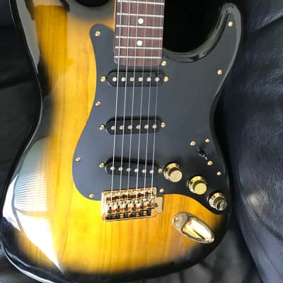 2015 Custom Tobacco Sunburst Stratocaster Style Guitar image 12