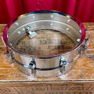1960s Ludwig LM400 Supraphonic 5x14 Snare Drum Chrome image 12