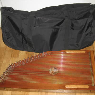 Therapy Harp 38 Strings Monochord Swarmandal Infinity Tuning 432 HZ with Case image 1
