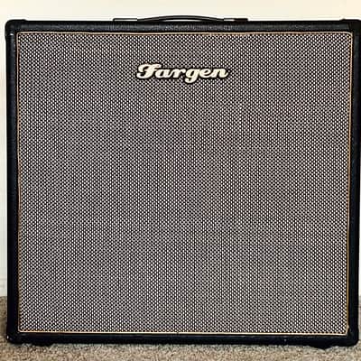 Fargen Custom 1x12 Guitar Speaker Cabinet (Townhouse / Retro Classic) - Black Tolex / Gold Piping - Loaded with Weber 12F150 image 2
