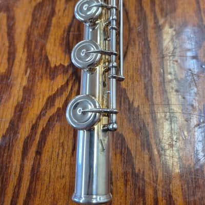 Altus A1007 professional flute  - open hole, b-foot, offset G, split E, sterling silver head and body, image 4