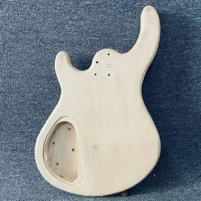 4 String Electric Bass Basswood Body DIY Project image 7
