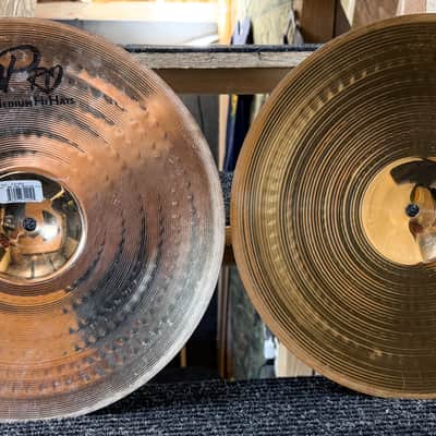 Sabian B8 Pro 14” Medium hi-hats - Brilliant image 2