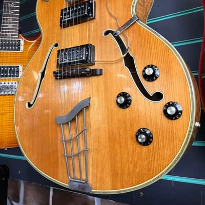 Hofner Committee Gloss Natural 1960 Modified Hollow Body Electric Guitar image 5