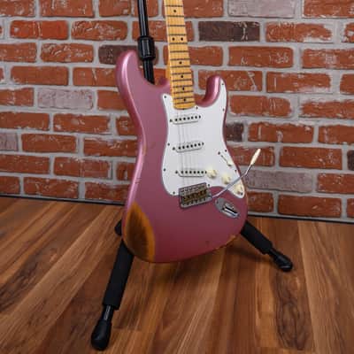 Fender Custom Shop Yngwie Malmsteen Stratocaster Heavy Relic Burgundy Mist Metallic 2026 w/OHSC image 3