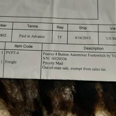 Voodoo Man PVPT4 replacement switch for VINTAGE PEAVEY AMPS image 5