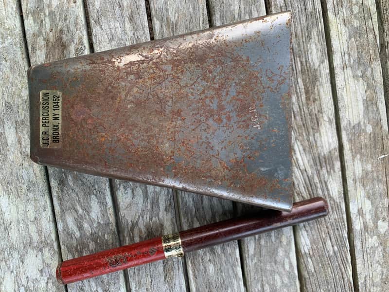 JCR Percussion Large Bongo Bell - Steel image 1