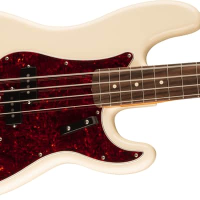 Fender - Vintera II '60s Precision Bass Guitar - Rosewood Fingerboard - Olympic White - w/ Deluxe Gigbag image 2