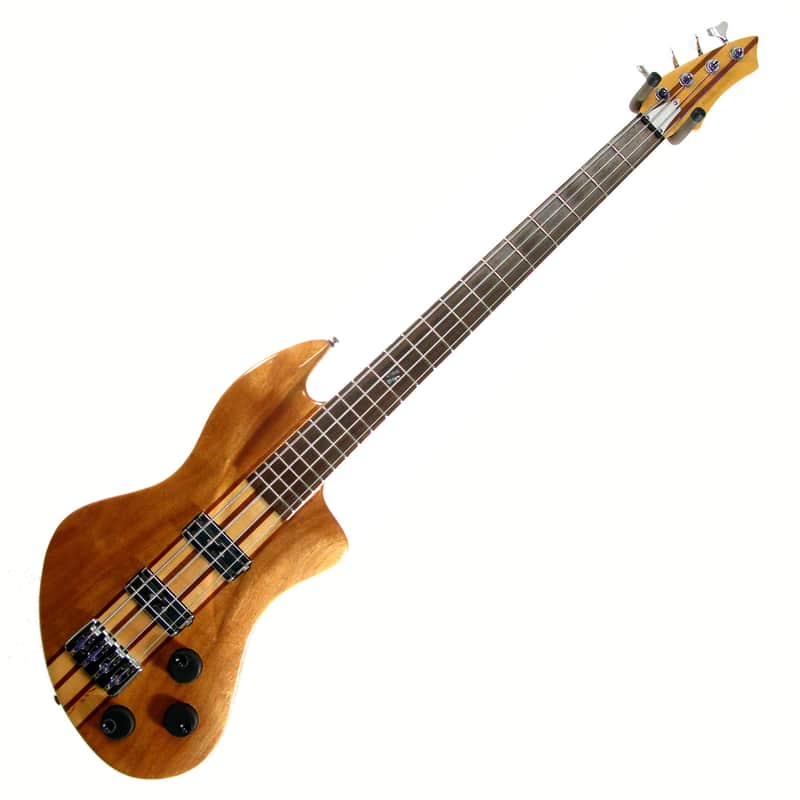 Lace Helix Neck-Thru Bass, Natural w/Case image 1