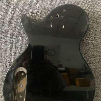 Black Basswood Solid Guitar Single Cutaway Body image 7