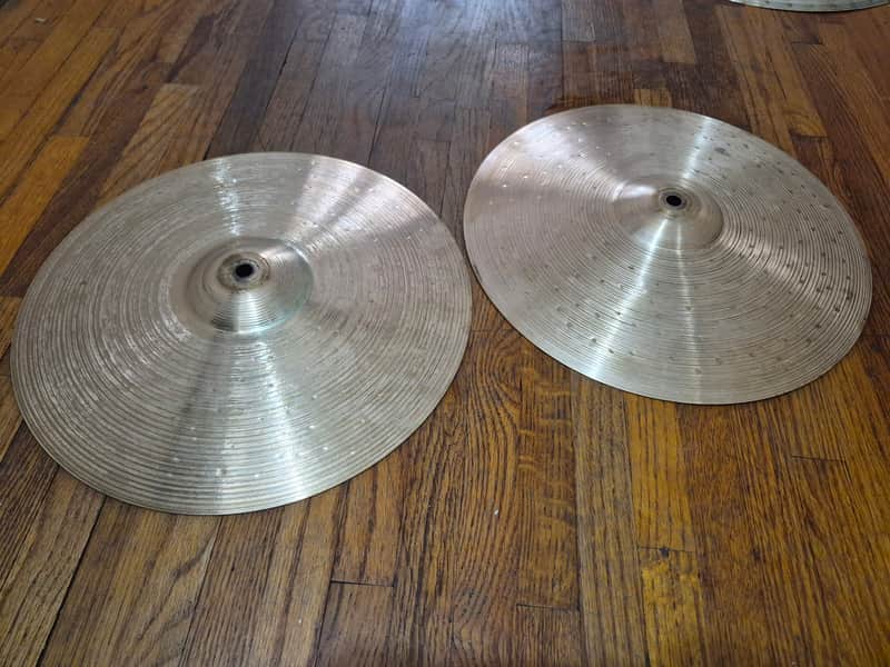 14" Sabian B8 Hand Hammered and Lathed Hi Hat Pair (DEMO) image 1