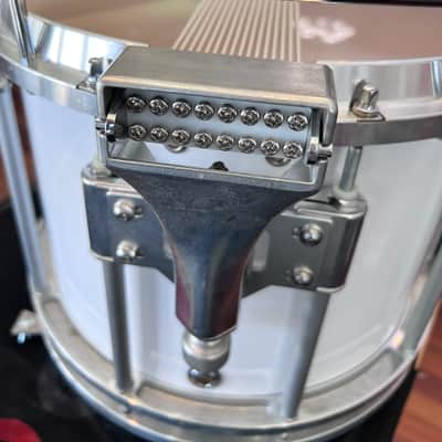 Pearl 11x13 Marching Snare Maple High Tension 90's - 2000's - White image 8