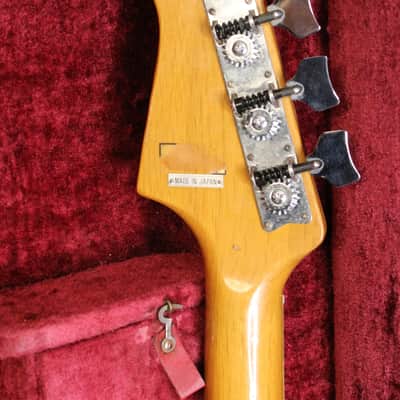 👀 1960's Guyatone (Kent) 535 Double Pickup Bass Guitar w/ Case image 8