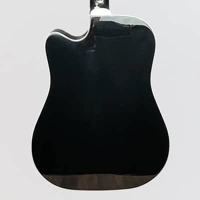 Guild D-140CE Dreadnought Acoustic Electric Guitar - Black image 4