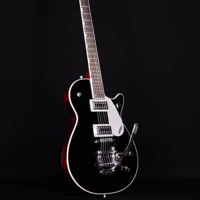 Gretsch G5230T Electromatic Jet FT Single-Cut with Bigsby, Black Walnut FB, Black image 8