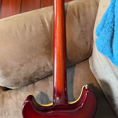 2002 Hamer USA Newport Pro — Jazzburst — 6 lbs 11 oz image 7