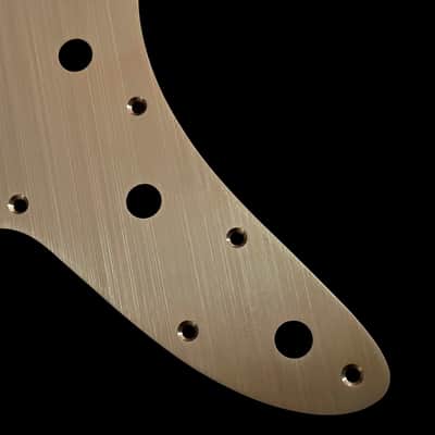 Jazzmaster Pickguard Scratchplate - USA 60s Vintage - Brushed Brass - Made-To-Order image 7