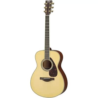 Yamaha L Series LS6M A.R.E. Acoustic-Electric Guitar Natural image 2