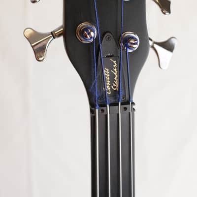 German Warwick Corvette Standard Fretless 4-String Honey Violin Oil image 3