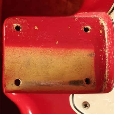 all original 1964 Fender pre-CBS Duo-Sonic II Red image 23