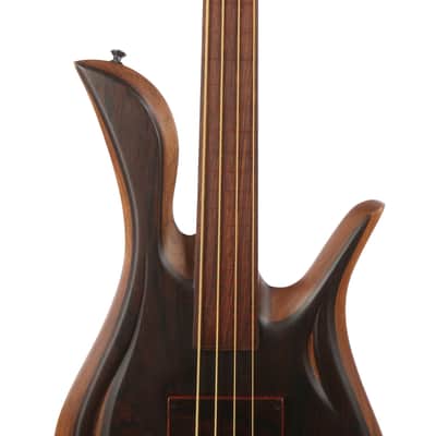 Hilton 4-String Fretless Bass Natural image 6