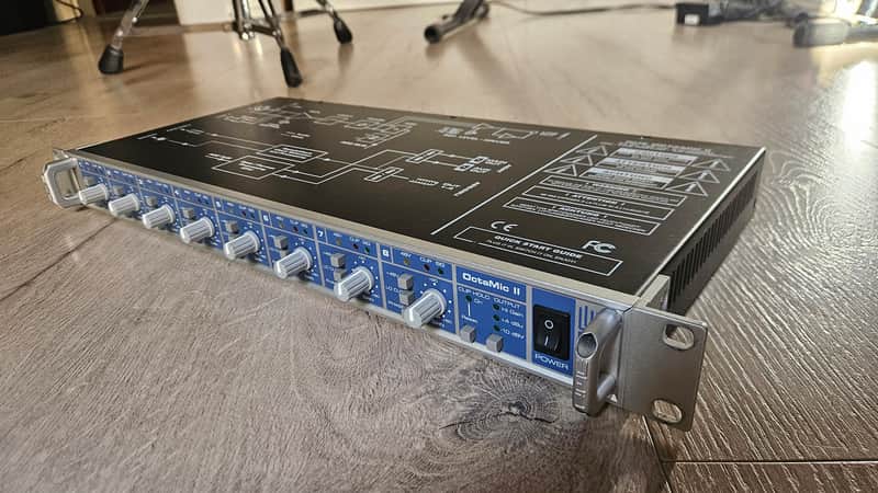 RME OctaMic II 8-Channel Microphone Preamp / A/D Converter 2010s - Blue image 1