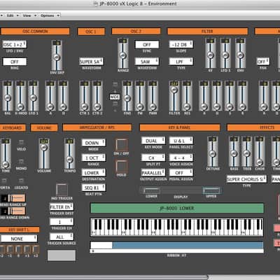 Virtual JP-8000 editor / programmer - Roland JP-8000 / JP-8080* - LOGIC v4 - X image 4
