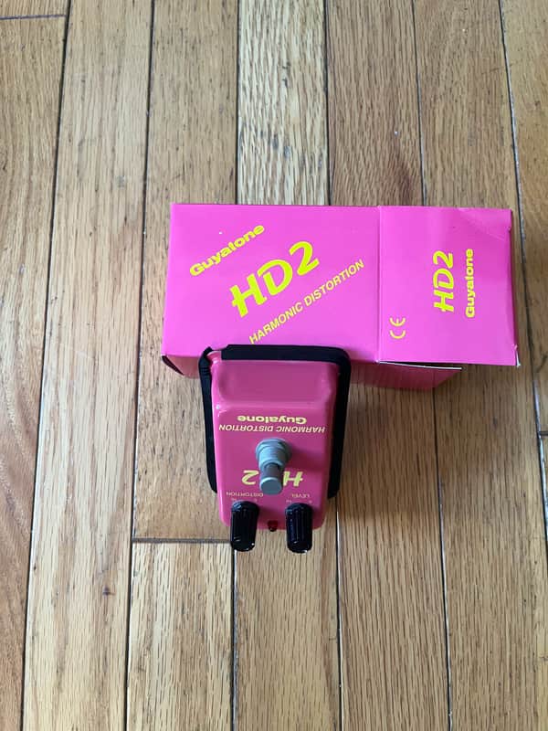 Guyatone HD-2 Harmonic Distortion mid '90s - red-orange | Reverb