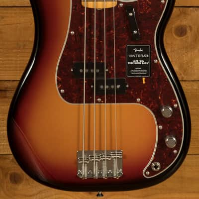 Fender Vintera III Late '60s Precision Bass - Maple - 3-Colour Sunburst image 3
